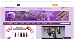 Desktop Screenshot of perfectnails.sk