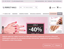 Tablet Screenshot of perfectnails.hu